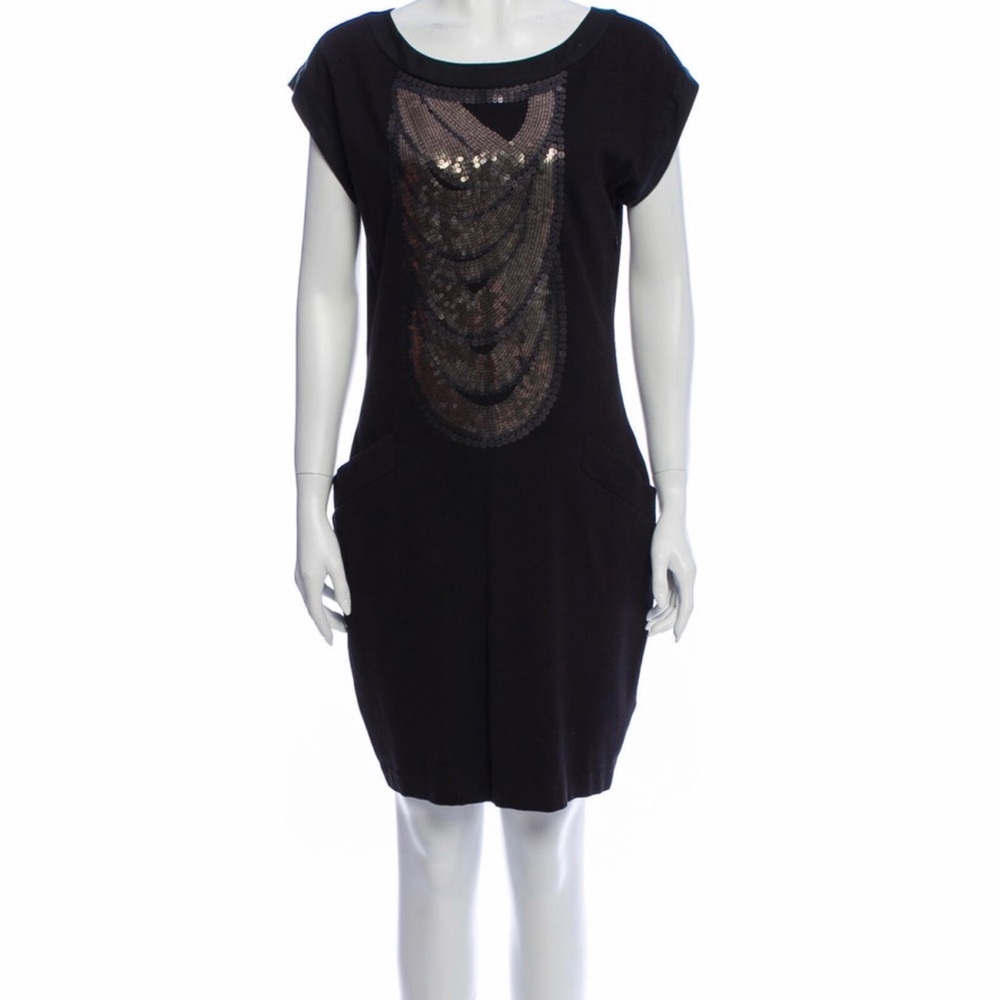 TED BAKER Bateau Neckline Knee-Length Dress